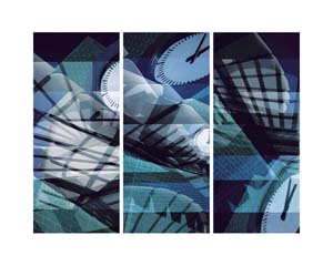 Gough Clock Triptych London