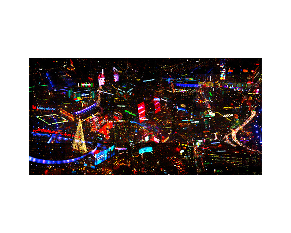 Downtown at night