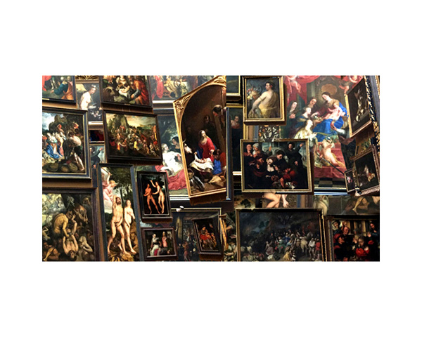 Vienna Wall of Paintings