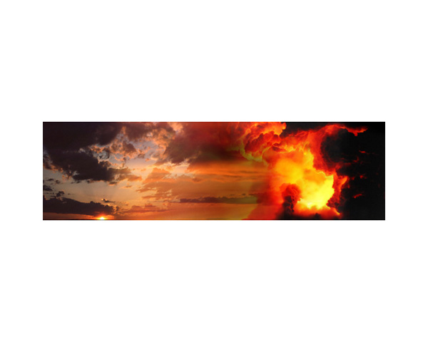 Sunset to Volcano