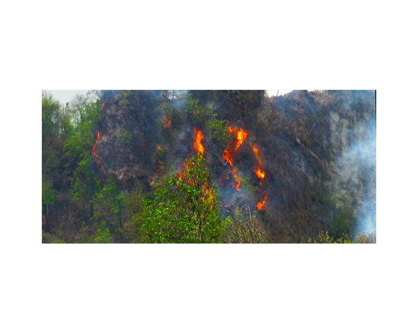 Nepal Hill Burning