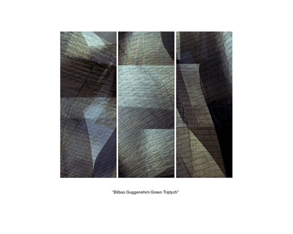 Bilboa Green Triptych