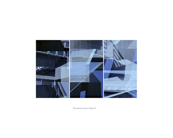 Gwathmey House Triptych
