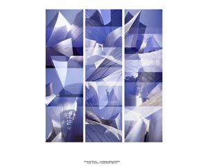 Disney Hall 5 Triptych